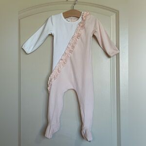 Manière Diagonal Ruffle Footie